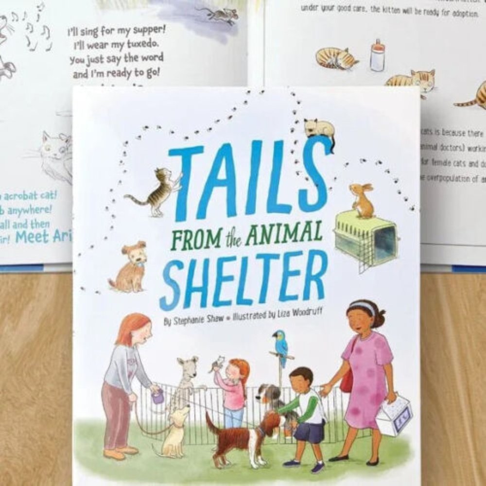 TAILS FROM THE ANIMAL SHELTER Teaches the importance of pet adoption!